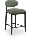 Riccio Performance Fabric Upholstered Counter Stool — 11049-C - Olive - 11049Olive-C