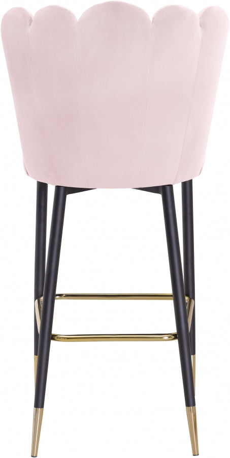 Lily Velvet Upholstered Bar Stool — 961-C - Pink - 961Pink-C alternate view 3