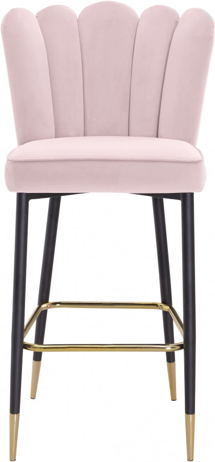 Lily Velvet Upholstered Bar Stool — 961-C - Pink - 961Pink-C alternate view 5
