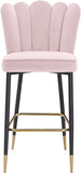 Lily Velvet Upholstered Bar Stool — 961-C - Pink - 961Pink-C alternate view 5
