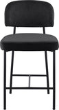 Zarelle Performance Fabric Upholstered Counter Stool — 88022-C - Black - 88022Black-C alternate view 2