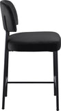 Zarelle Performance Fabric Upholstered Counter Stool — 88022-C - Black - 88022Black-C alternate view 3