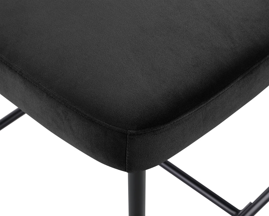 Zarelle Performance Fabric Upholstered Counter Stool — 88022-C - Black - 88022Black-C alternate view 6