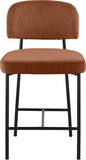 Zarelle Performance Fabric Upholstered Counter Stool — 88022-C - Cognac - 88022Cognac-C alternate view 2