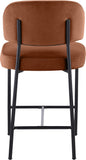 Zarelle Performance Fabric Upholstered Counter Stool — 88022-C - Cognac - 88022Cognac-C alternate view 4