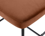 Zarelle Performance Fabric Upholstered Counter Stool — 88022-C - Cognac - 88022Cognac-C alternate view 6