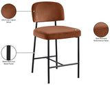 Zarelle Performance Fabric Upholstered Counter Stool — 88022-C - Cognac - 88022Cognac-C Infographic