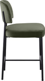 Zarelle Performance Fabric Upholstered Counter Stool — 88022-C - Green - 88022Green-C alternate view 3