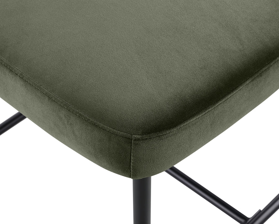 Zarelle Performance Fabric Upholstered Counter Stool — 88022-C - Green - 88022Green-C alternate view 6