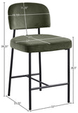 Zarelle Performance Fabric Upholstered Counter Stool — 88022-C - Green - 88022Green-C Dim