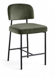 Zarelle Performance Fabric Upholstered Counter Stool — 88022-C - Green - 88022Green-C