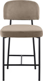 Zarelle Performance Fabric Upholstered Counter Stool — 88022-C - Taupe - 88022Taupe-C alternate view 2