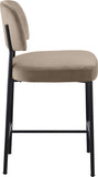 Zarelle Performance Fabric Upholstered Counter Stool — 88022-C - Taupe - 88022Taupe-C alternate view 3