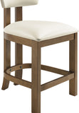 Lavrin Vegan Leather Upholstered Counter Stool — 88061-C - Cream - 88061Cream-C alternate view 5