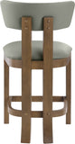 Lavrin Vegan Leather Upholstered Counter Stool — 88061-C - Olive - 88061Olive-C alternate view 4