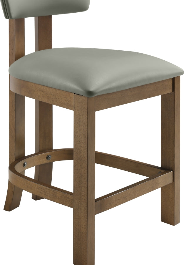 Lavrin Vegan Leather Upholstered Counter Stool — 88061-C - Olive - 88061Olive-C alternate view 5