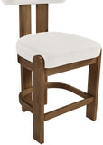 Arienzo Velvet Performance Fabric Upholstered Counter Stool — 88025-C - Cream - 88025Cream-C alternate view 6