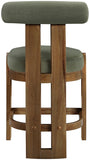 Arienzo Velvet Performance Fabric Upholstered Counter Stool — 88025-C - Green - 88025Green-C alternate view 4