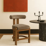 Arienzo Velvet Performance Fabric Upholstered Counter Stool — 88025-C - Taupe - 88025Taupe-C alternate view 1