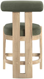 Arienzo Velvet Performance Fabric Upholstered Counter Stool — 88026-C - Green - 88026Green-C alternate view 4