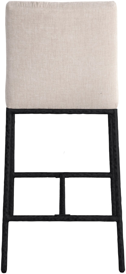 Reeves Chenille Fabric Upholstered Counter Stool — 11060-C - Beige - 11060Beige-C alternate view 4