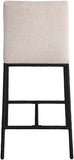 Reeves Chenille Fabric Upholstered Counter Stool — 11060-C - Beige - 11060Beige-C alternate view 4