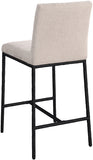 Reeves Chenille Fabric Upholstered Counter Stool — 11060-C - Beige - 11060Beige-C alternate view 5