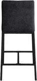 Reeves Chenille Fabric Upholstered Counter Stool — 11060-C - Black - 11060Black-C alternate view 4