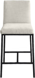 Reeves Chenille Fabric Upholstered Counter Stool — 11060-C - Cream - 11060Cream-C alternate view 2