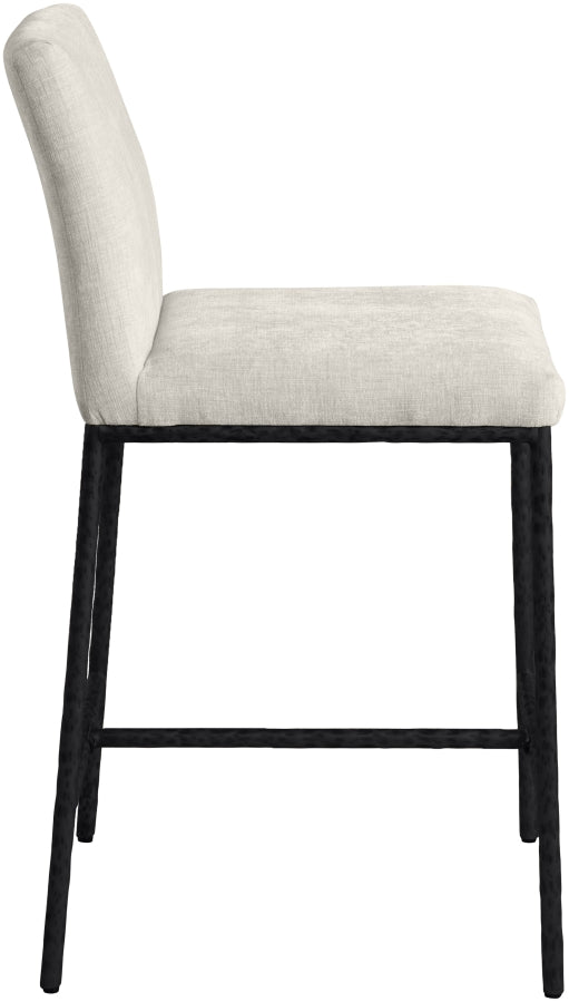 Reeves Chenille Fabric Upholstered Counter Stool — 11060-C - Cream - 11060Cream-C alternate view 3