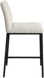 Reeves Chenille Fabric Upholstered Counter Stool — 11060-C - Cream - 11060Cream-C alternate view 3