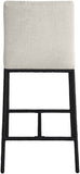 Reeves Chenille Fabric Upholstered Counter Stool — 11060-C - Cream - 11060Cream-C alternate view 4