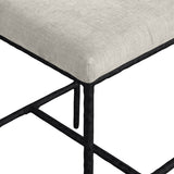 Reeves Chenille Fabric Upholstered Counter Stool — 11060-C - Cream - 11060Cream-C alternate view 6