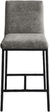 Reeves Chenille Fabric Upholstered Counter Stool — 11060-C - Grey - 11060Grey-C alternate view 2