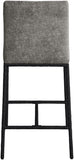 Reeves Chenille Fabric Upholstered Counter Stool — 11060-C - Grey - 11060Grey-C alternate view 4