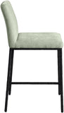 Reeves Chenille Fabric Upholstered Counter Stool — 11060-C - Mint - 11060Mint-C alternate view 3