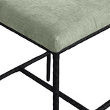 Reeves Chenille Fabric Upholstered Counter Stool — 11060-C - Mint - 11060Mint-C alternate view 6