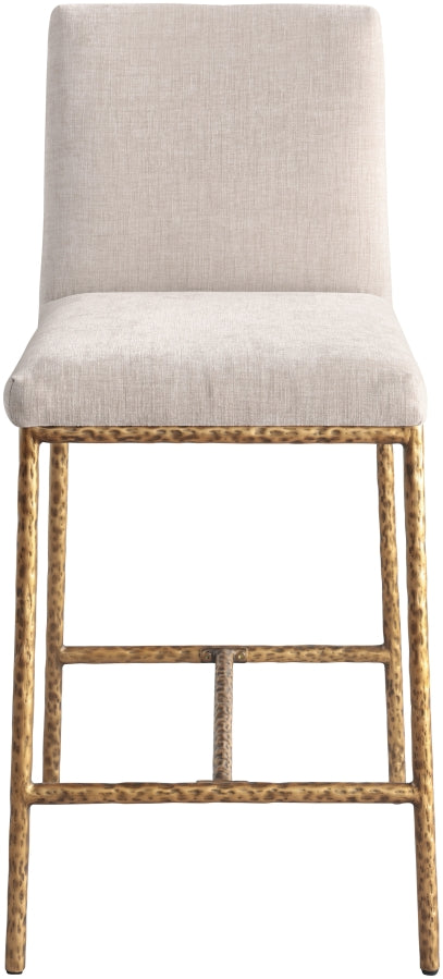 Reeves Chenille Fabric Upholstered Counter Stool — 11070-C - Beige - 11070Beige-C alternate view 2