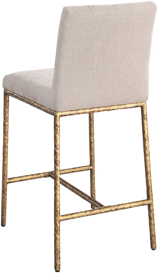Reeves Chenille Fabric Upholstered Counter Stool — 11070-C - Beige - 11070Beige-C alternate view 5