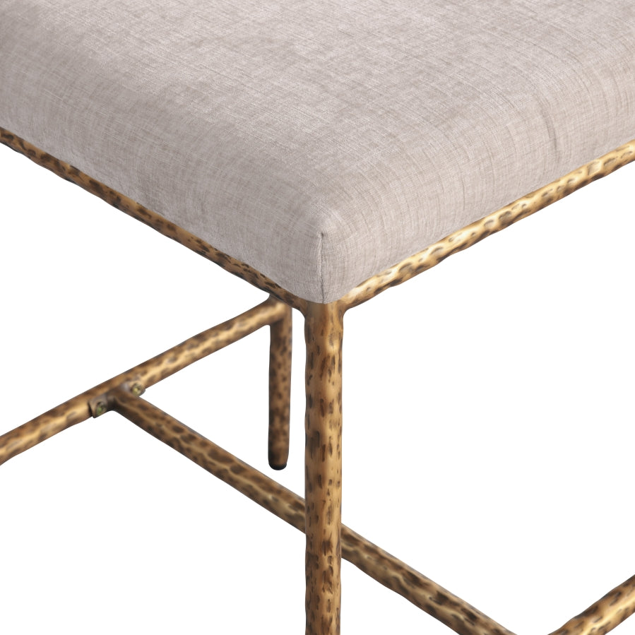 Reeves Chenille Fabric Upholstered Counter Stool — 11070-C - Beige - 11070Beige-C alternate view 6