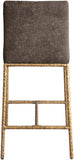 Reeves Chenille Fabric Upholstered Counter Stool — 11070-C - Brown - 11070Brown-C alternate view 4