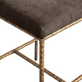 Reeves Chenille Fabric Upholstered Counter Stool — 11070-C - Brown - 11070Brown-C alternate view 6