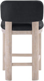 Paloma Vegan Leather Upholstered Counter Stool — 88054-C - Black - 88054Black-C alternate view 3