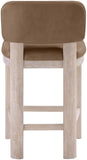Paloma Vegan Leather Upholstered Counter Stool — 88054-C - Brown - 88054Brown-C alternate view 3