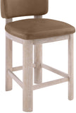Paloma Vegan Leather Upholstered Counter Stool — 88054-C - Brown - 88054Brown-C alternate view 4