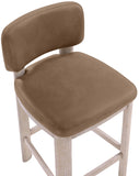 Paloma Vegan Leather Upholstered Counter Stool — 88054-C - Brown - 88054Brown-C alternate view 5