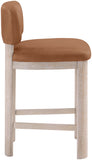 Paloma Vegan Leather Upholstered Counter Stool — 88054-C - Cognac - 88054Cognac-C alternate view 2