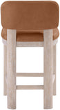 Paloma Vegan Leather Upholstered Counter Stool — 88054-C - Cognac - 88054Cognac-C alternate view 3
