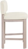 Paloma Vegan Leather Upholstered Counter Stool — 88054-C - Cream - 88054Cream-C alternate view 2