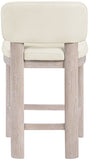 Paloma Vegan Leather Upholstered Counter Stool — 88054-C - Cream - 88054Cream-C alternate view 3